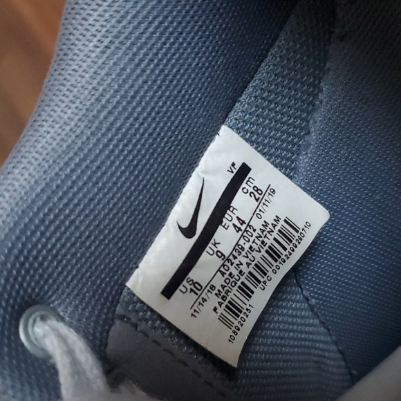 Nike Air Force 1 Low '07 LV8 1Black Pure Platinum , AO2439 002 Sz 10 - Picture 8 of 14